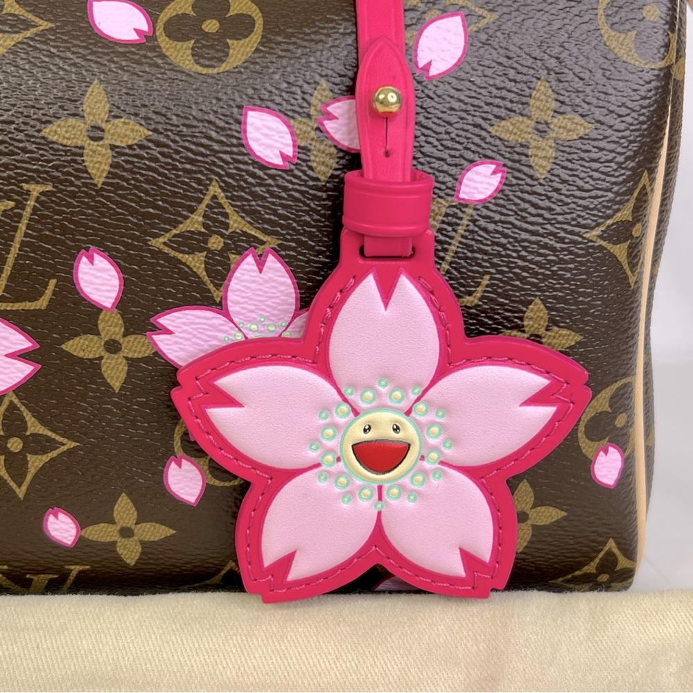 Louis Vuitton Takashi Murakami LV X TM Cherry Blossom Speedy Bandouliere 25 - Picture 6 of 13